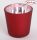 Ü.WOODEN TRAY CIRCLE RED METAL 5.5*5.5