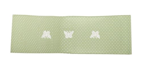 TABLE RUNNER POLKA DOT GREEN 120