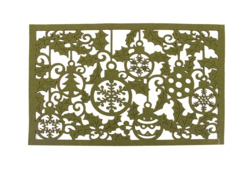 FELT CIRCLE UNDERLAY/BUTTERFLY NARI 45