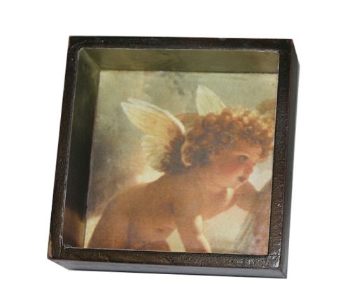 WOODEN COASTER ANGEL