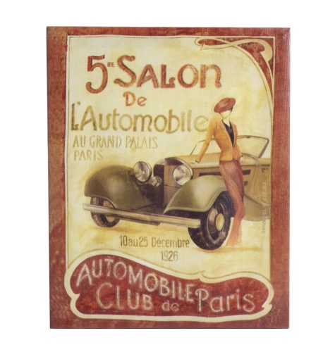 WOODEN PICTURE "5 SALON"      25*20