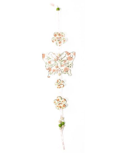 DEK.WOODBUTTERFLY REDFLOWER60