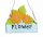 WOOD LOGO.FLOWER FLOWER BLUE14