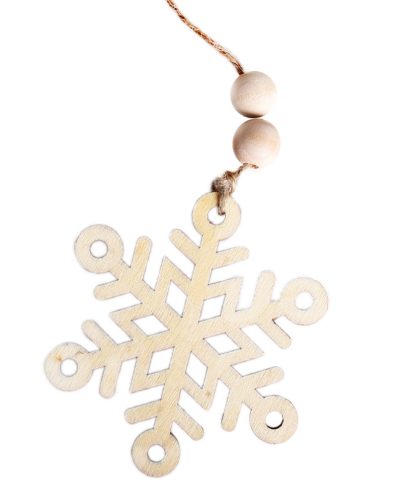 DEK.WOOD SNOWFLAKE+WOOD.NAT.7*22