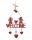 WOODEN CUT WELCOME+ANGEL RED40*19