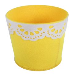 FELT POT LACE YELLOW 11