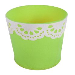 FELT POT LACE GREEN  11