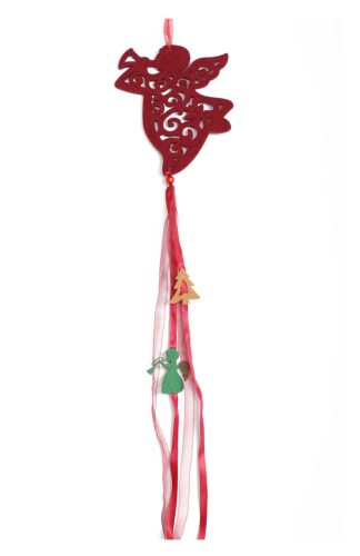 FELT CIRCLE ANGEL BURGUNDY 13*65