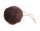 KNITTED BALL BROWN 8