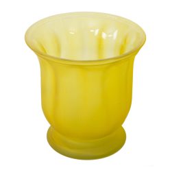 Sand-colored chalice vase 15