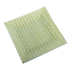 Ü.BOWL WICKER GRID GREEN   20
