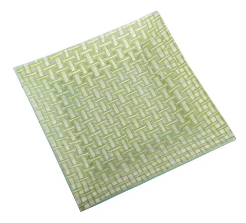 Ü.BOWL WICKER GRID GREEN   20