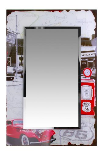 Red car mirror 40*60