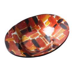 Ü.BOWL OVAL ARTIFICIAL ORANGE 24