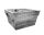 WOODEN PLANTER "V" EDGE GRAY26*14
