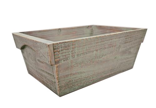 WOODEN FLOWER POT EDGE BROWN 37*24