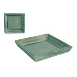 WOODEN PLACEMAT SQUARE GREEN 20