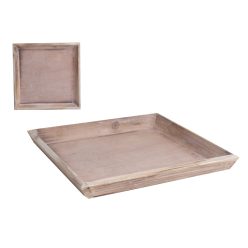 WOODEN PLACEMAT SQUARE BURNED25