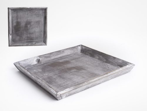 WOODEN PLACEMAT SQUARE GREY25