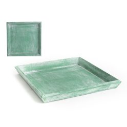 WOODEN PLACEMAT SQUARE GREEN 25