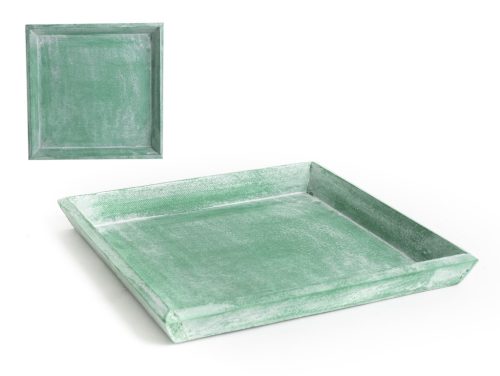 WOODEN PLACEMAT SQUARE GREEN 25