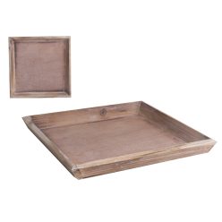 WOODEN PLACEMAT SQUARE BURNED40