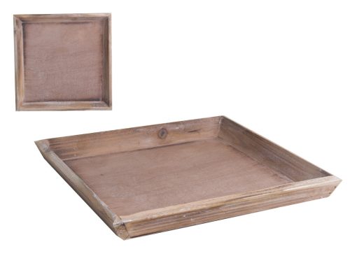 WOODEN PLACEMAT SQUARE BURNED40