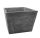 WOODEN PLANTER GRAY  17*17*12.5