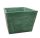 WOODEN PLANTER GREEN    17*17*12.5