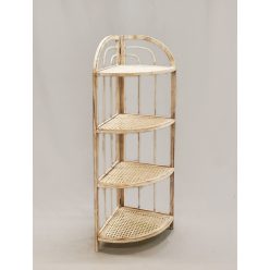 BAMBOO CORNER SHELF 4R.BURNED48*108