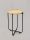 METAL+BAMBOO TABLE BURN38.5*55