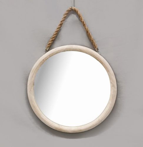 WALL MIRROR WOOD NATURAL 50*2.5/68