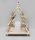 WOODEN PINE TREE+LED BURN28*17*38