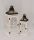 WOOD+METAL LANTERN*2 WHITE 19/27*70