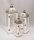 WOOD+METAL LANTERN*3 WHITE 14-25*70