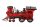METAL LOCOMOTIVE RED/BLK. 26*13