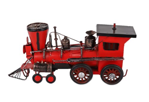 METAL LOCOMOTIVE RED/BLK. 26*13