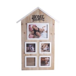 WOODEN PHOTO HOUSE HOME42*58*2