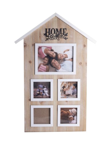 WOODEN PHOTO HOUSE HOME42*58*2