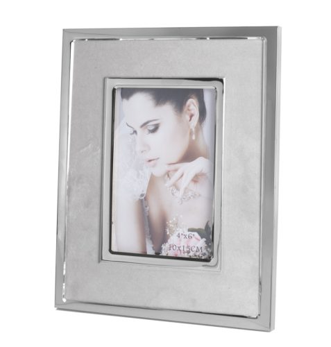 METAL+BAR.PIC.FRAME.GRY/SIL19*24
