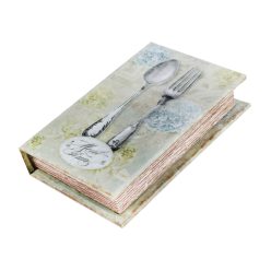 SIL.BOOKEND.DINOSAUR EATING UTENSILS 14*10