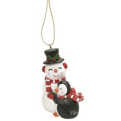 P.SNOWMAN+BROOM LL. 6.5*7.5