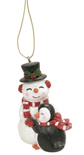 P.SNOWMAN+BROOM LL. 6.5*7.5