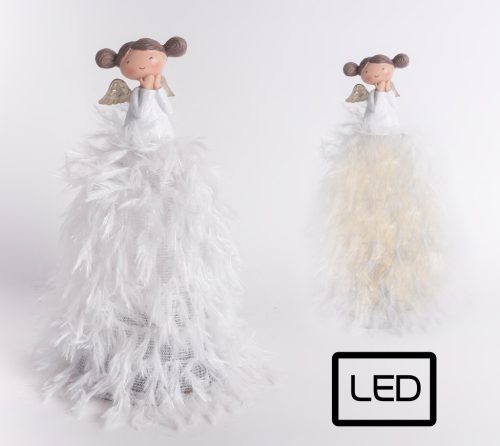 P.GIRL BUN+TASSEL+LED WHITE22