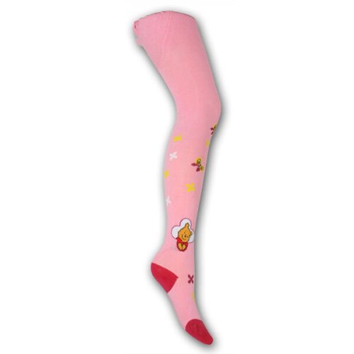 Winnie the Pooh and Friends baby tights - cotton tights - 92-98 - pink Winnie the Pooh