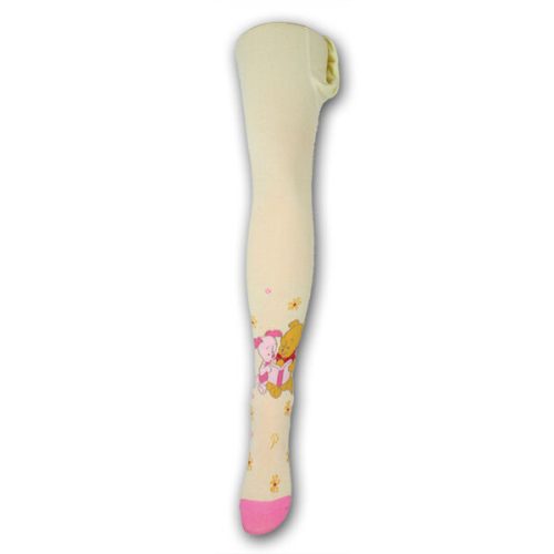 Winnie the Pooh and Friends baby tights - cotton tights - 92-98 - yellow Winnie the Pooh and Piglet