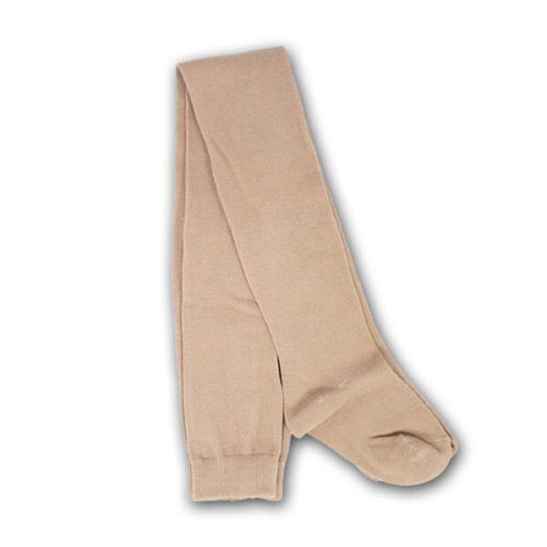 Baby plain tights - cotton tights - 92-98 - drab - Evidence