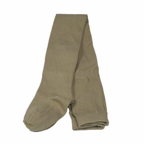 Baby plain tights - cotton tights - 80-86 - khaki - Evidence