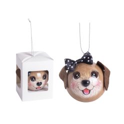 BALL BROWN DOG HEAD DD65