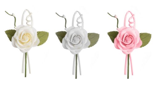 BADGE ROSE 3S 12CM